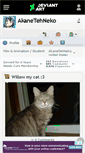 Mobile Screenshot of akanetehneko.deviantart.com