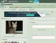 Tablet Screenshot of akanetehneko.deviantart.com