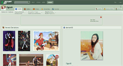 Desktop Screenshot of ogron.deviantart.com