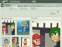 Tablet Screenshot of cooscoos.deviantart.com