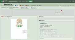 Desktop Screenshot of blackjackx25.deviantart.com