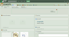 Desktop Screenshot of orangewaffle.deviantart.com