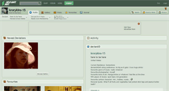 Desktop Screenshot of krorykins-15.deviantart.com