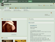 Tablet Screenshot of krorykins-15.deviantart.com