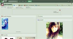 Desktop Screenshot of katie-kyasarin.deviantart.com