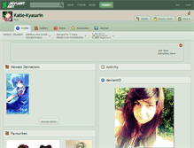 Tablet Screenshot of katie-kyasarin.deviantart.com