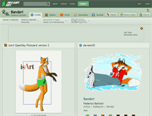 Tablet Screenshot of banderi.deviantart.com