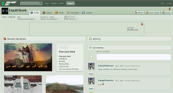 Desktop Screenshot of liquid-skunk.deviantart.com