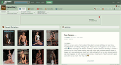 Desktop Screenshot of inaneglory.deviantart.com