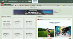 Desktop Screenshot of dracozombie.deviantart.com