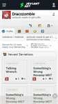 Mobile Screenshot of dracozombie.deviantart.com