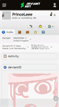 Mobile Screenshot of princeleee.deviantart.com