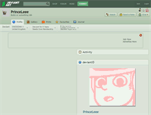 Tablet Screenshot of princeleee.deviantart.com
