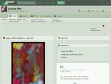 Tablet Screenshot of lancha-uke.deviantart.com