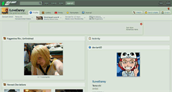 Desktop Screenshot of ilovedanny.deviantart.com