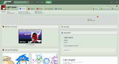 Desktop Screenshot of light-spear.deviantart.com