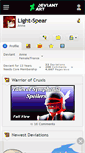 Mobile Screenshot of light-spear.deviantart.com