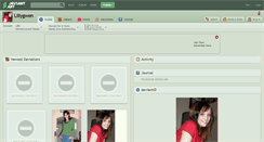 Desktop Screenshot of lillygwen.deviantart.com