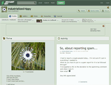 Tablet Screenshot of industrialized-hippy.deviantart.com
