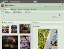 Tablet Screenshot of katsura-kotaro.deviantart.com