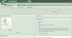 Desktop Screenshot of dei-z.deviantart.com