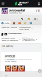 Mobile Screenshot of jellybeanrat.deviantart.com