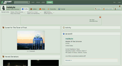Desktop Screenshot of malakyte.deviantart.com