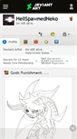 Mobile Screenshot of hellspawnedneko.deviantart.com