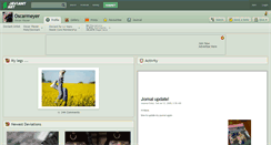 Desktop Screenshot of oscarmeyer.deviantart.com