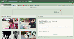 Desktop Screenshot of filthyhandss.deviantart.com