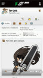 Mobile Screenshot of ierdna.deviantart.com