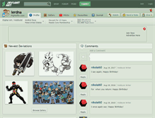 Tablet Screenshot of ierdna.deviantart.com
