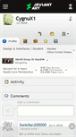 Mobile Screenshot of cygnux1.deviantart.com