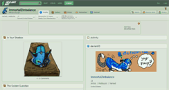 Desktop Screenshot of immortalzimbalance.deviantart.com