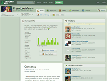 Tablet Screenshot of fryandleelafans.deviantart.com