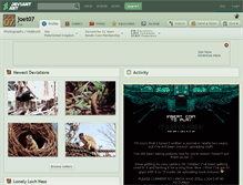 Tablet Screenshot of joet07.deviantart.com