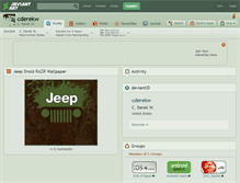 Tablet Screenshot of cderekw.deviantart.com