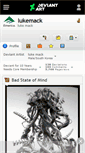 Mobile Screenshot of lukemack.deviantart.com