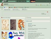 Tablet Screenshot of loren14.deviantart.com