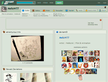 Tablet Screenshot of mellow77.deviantart.com