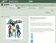 Tablet Screenshot of gamepal.deviantart.com