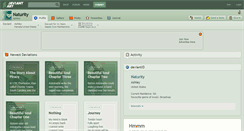 Desktop Screenshot of naturity.deviantart.com
