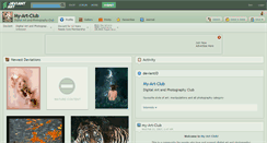 Desktop Screenshot of my-art-club.deviantart.com