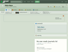 Tablet Screenshot of neko-mayu.deviantart.com