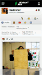 Mobile Screenshot of hadescat.deviantart.com