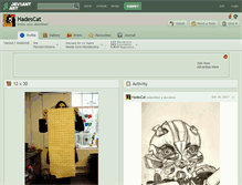 Tablet Screenshot of hadescat.deviantart.com