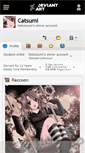 Mobile Screenshot of catsumi.deviantart.com