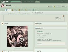 Tablet Screenshot of catsumi.deviantart.com