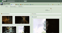 Desktop Screenshot of obscureangel.deviantart.com