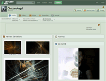 Tablet Screenshot of obscureangel.deviantart.com